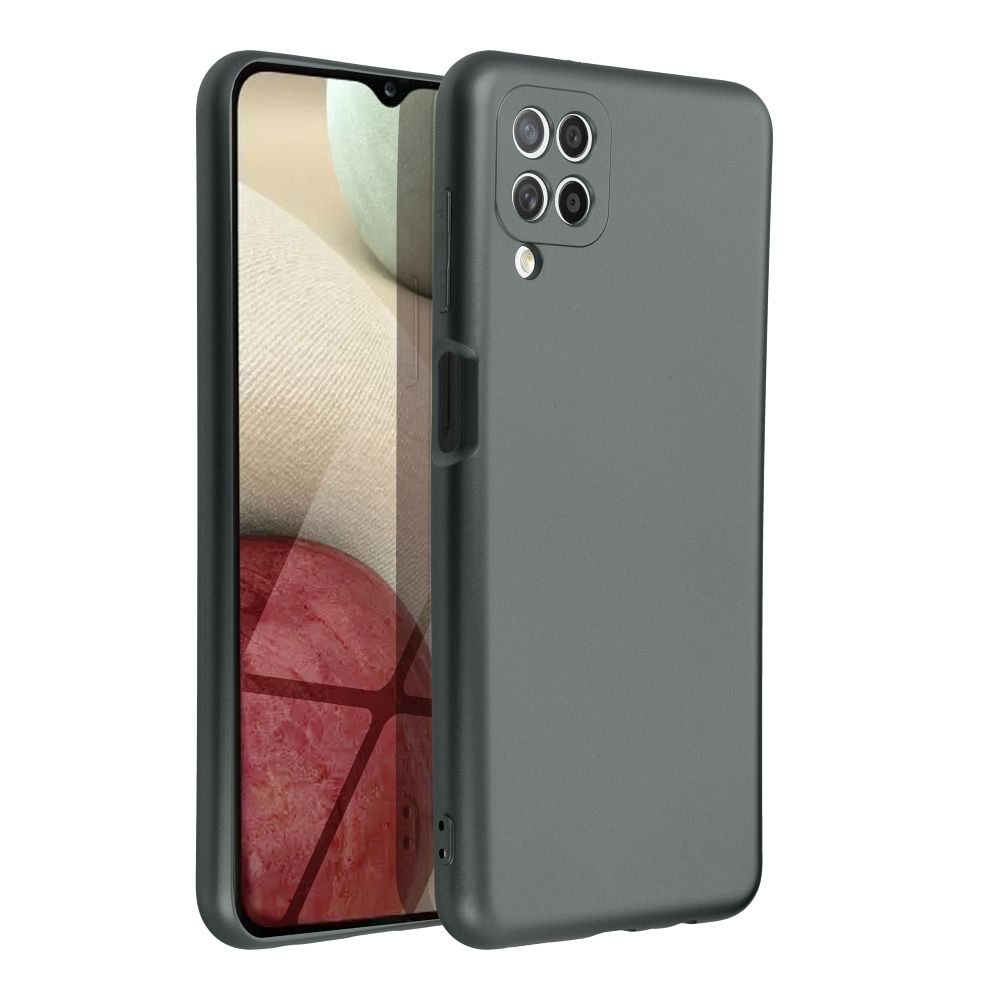 Pokrowiec Metallic szary Samsung Galaxy A12 / 2