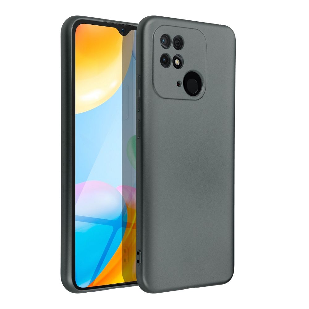 Pokrowiec Metallic szary Xiaomi Redmi 10C / 2
