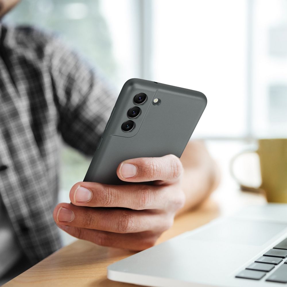 Pokrowiec Metallic szary Xiaomi Redmi Note 14 pro 4G / 7