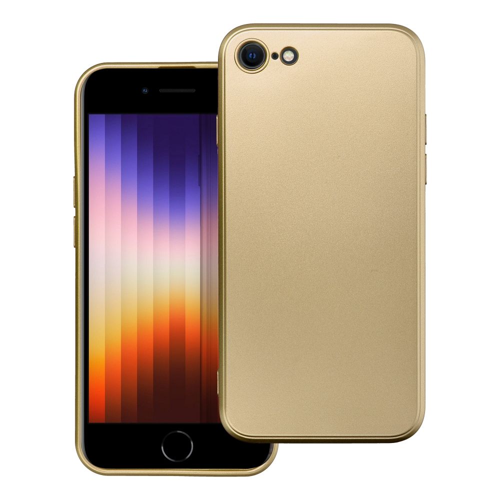 Pokrowiec Metallic zoty Apple iPhone SE 2022