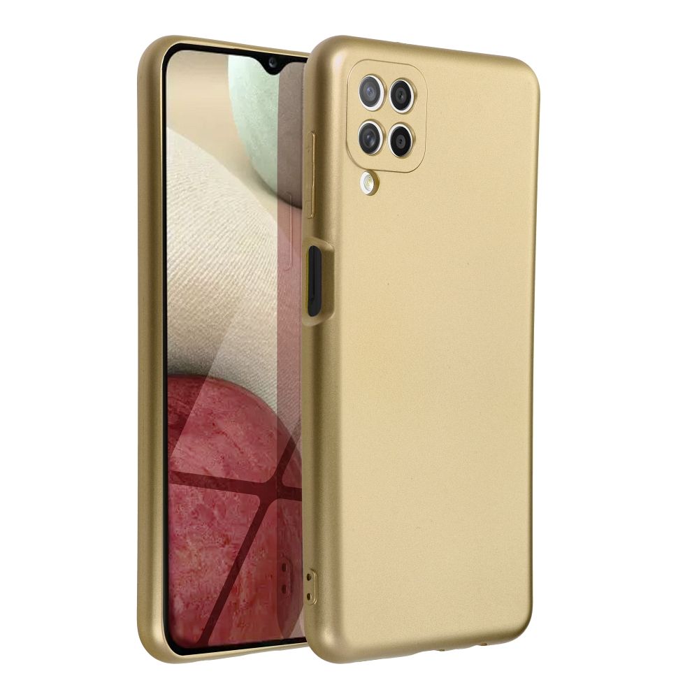 Pokrowiec Metallic z�oty Samsung Galaxy A12 / 2