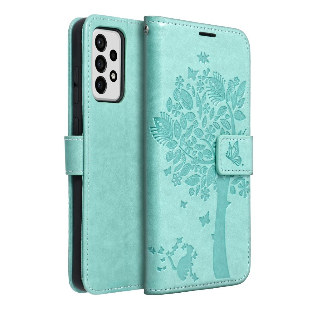 Pokrowiec Mezzo Book Drzewo zielony Samsung A72 / 2