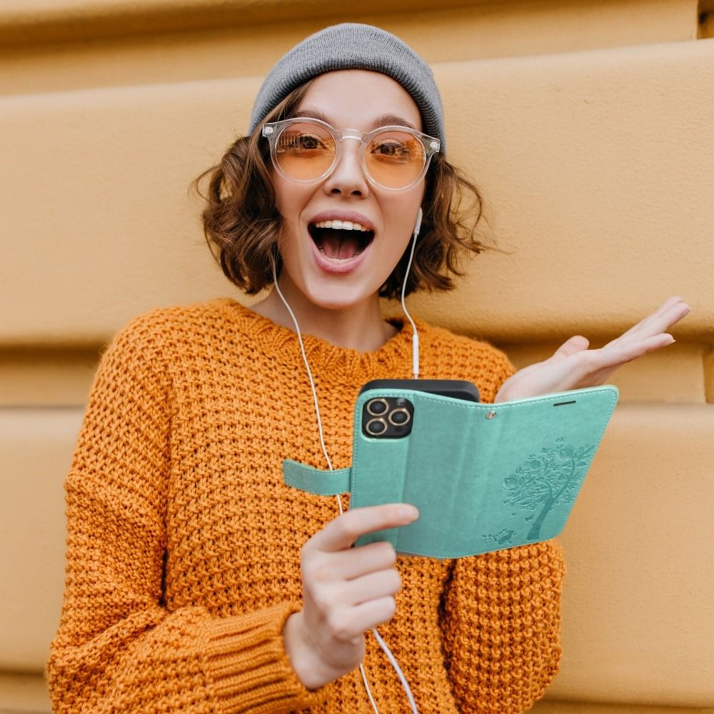 Pokrowiec Mezzo Book Drzewo zielony Xiaomi Redmi Note 11T 5G / 6