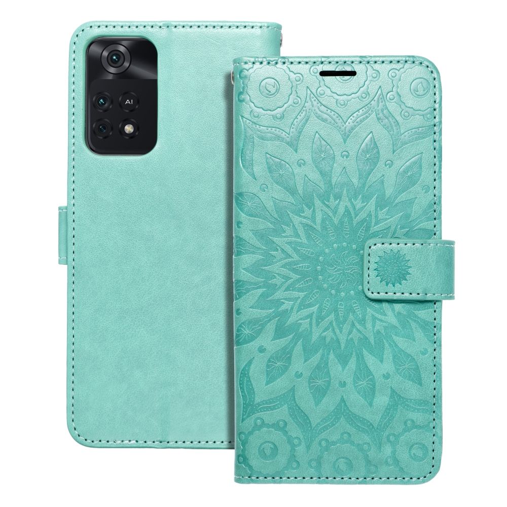 Pokrowiec Mezzo Book Mandala zielony Xiaomi Redmi Note 11T 5G
