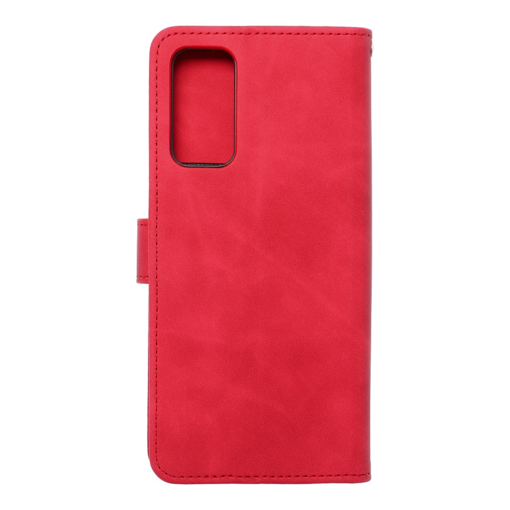 Pokrowiec Mezzo Book Renifery czerwony Samsung Galaxy S20 FE / 2
