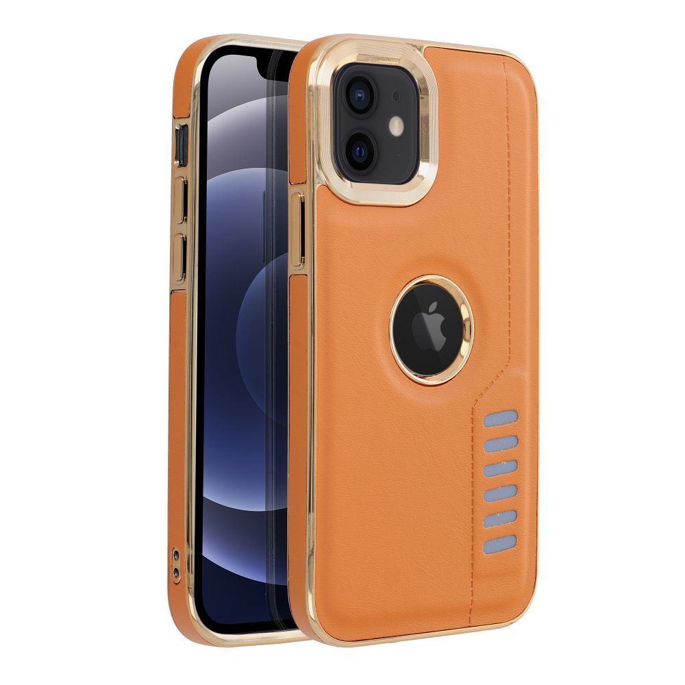 Pokrowiec MILANO brązowy Apple iPhone 12 / 2 Pokrowiec MILANO brązowy Apple iPhone 12 / 2