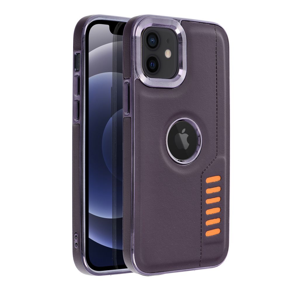 Pokrowiec MILANO ciemnofioletowy Apple iPhone 12 / 2