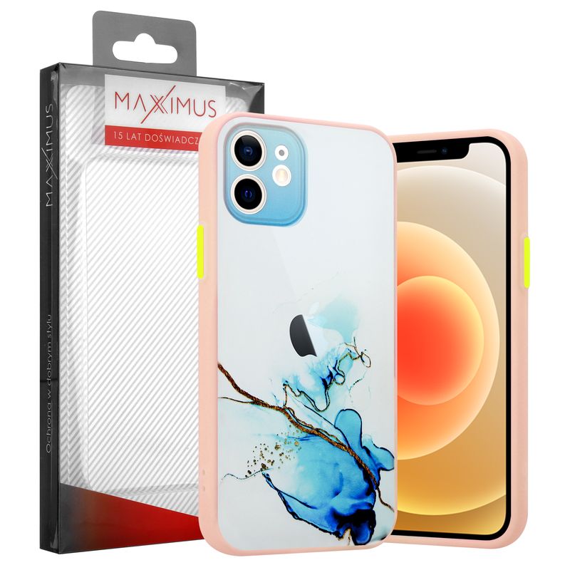 Pokrowiec MX Aquarelle niebieski Apple iPhone 8 / 4