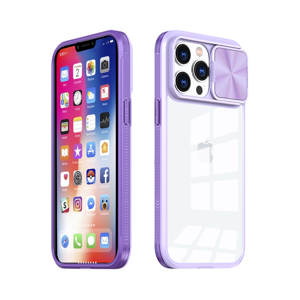 Pokrowiec MX Camslider fioletowy Apple iPhone 11 Pro