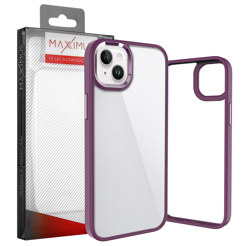 Pokrowiec MX Glossy Cam bordowy Apple iPhone 14 / 4