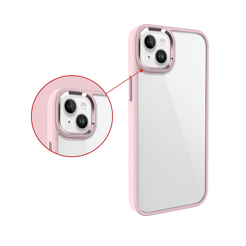 Pokrowiec MX Glossy Cam jasnor�owy Apple iPhone 14 Plus / 3