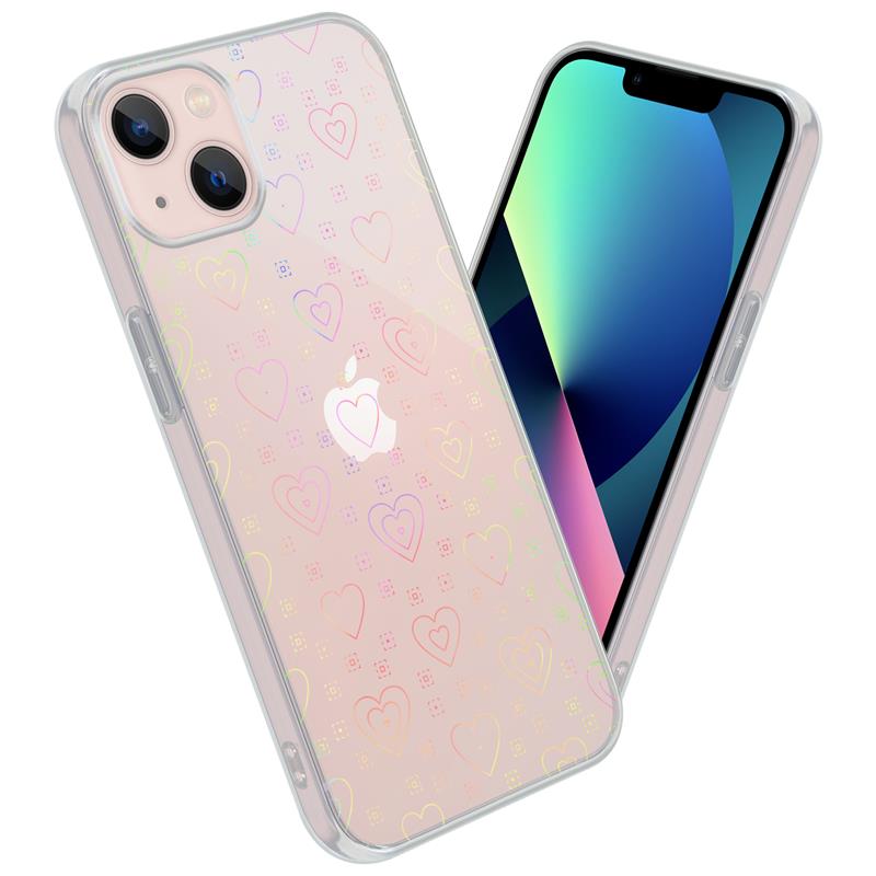 Pokrowiec MX Holo Heart przeźroczysty Apple iPhone 12 Pro Max / 2 Pokrowiec MX Holo Heart przeźroczysty Apple iPhone 12 Pro Max / 2