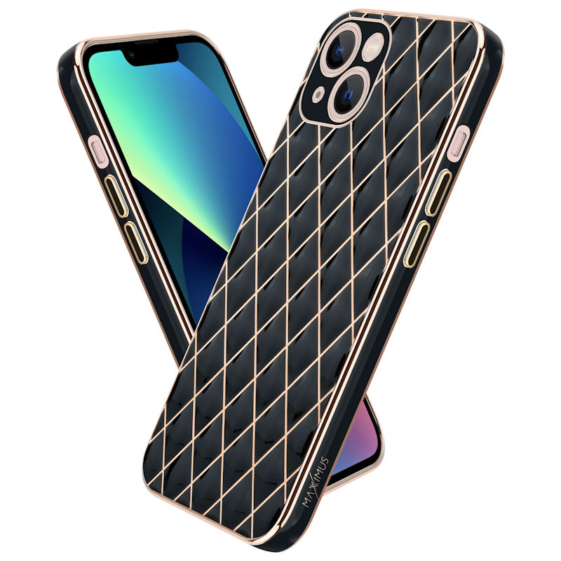 Pokrowiec MX Luxury czarny Apple iPhone 12 / 3 Pokrowiec MX Luxury czarny Apple iPhone 12 / 3