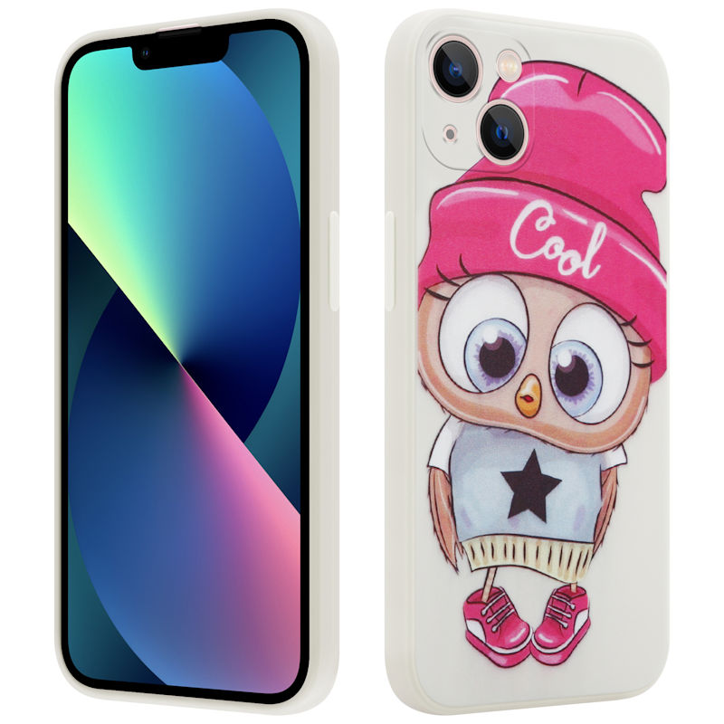 Pokrowiec MX Owl Cool beżowy Apple iPhone XS Pokrowiec MX Owl Cool beżowy Apple iPhone XS