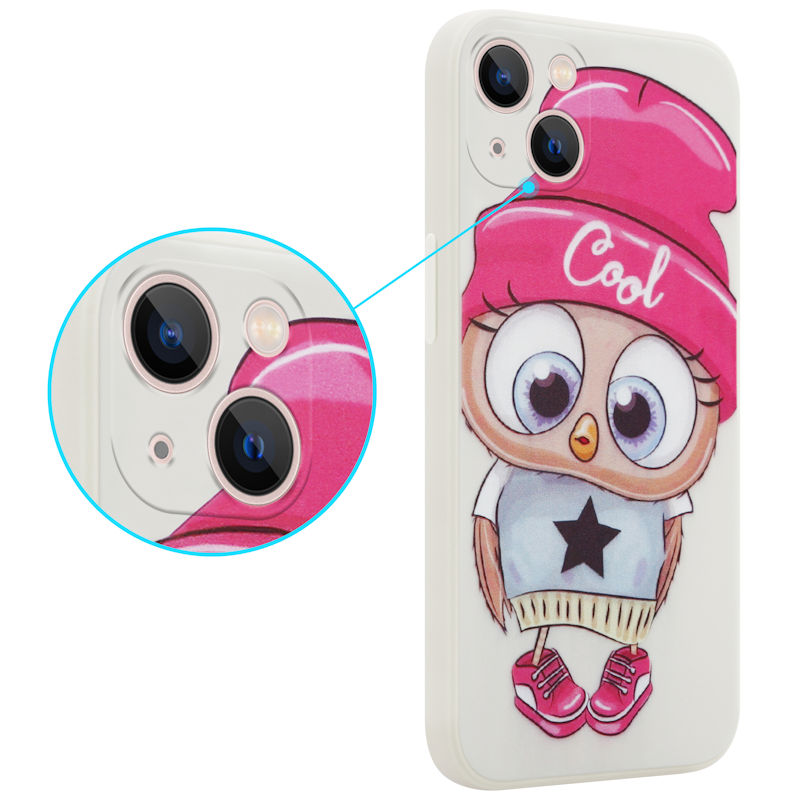 Pokrowiec MX Owl Cool be�owy Samsung Galaxy A22 / 2