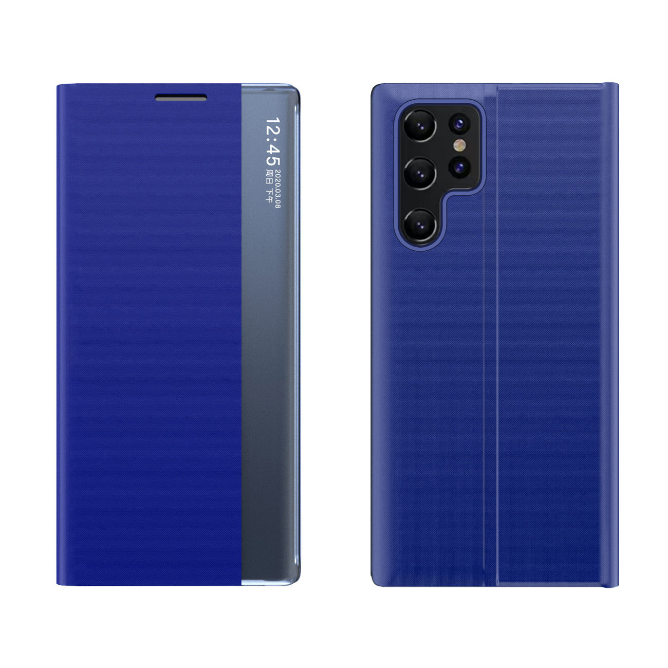 Pokrowiec New Sleep Case niebieski Samsung Galaxy S22 Ultra
