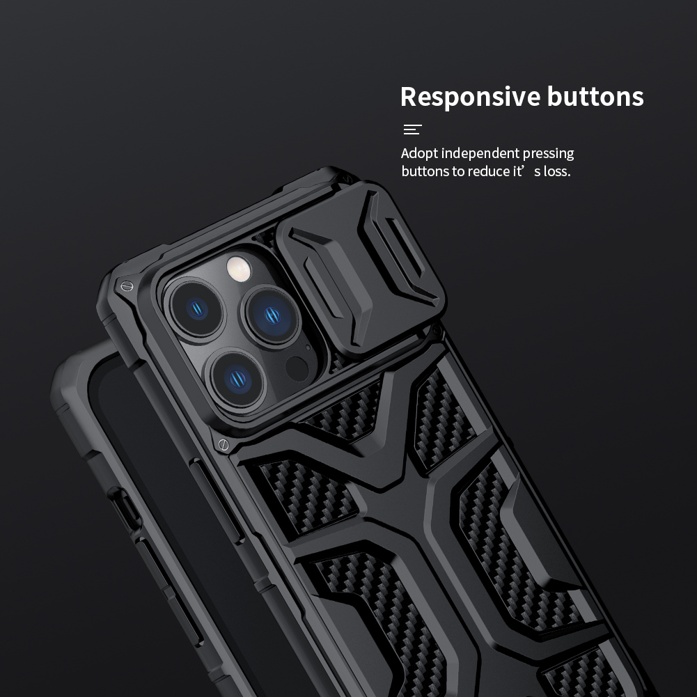 Pokrowiec Nillkin Adventurer czarny Apple iPhone 13 Pro / 12