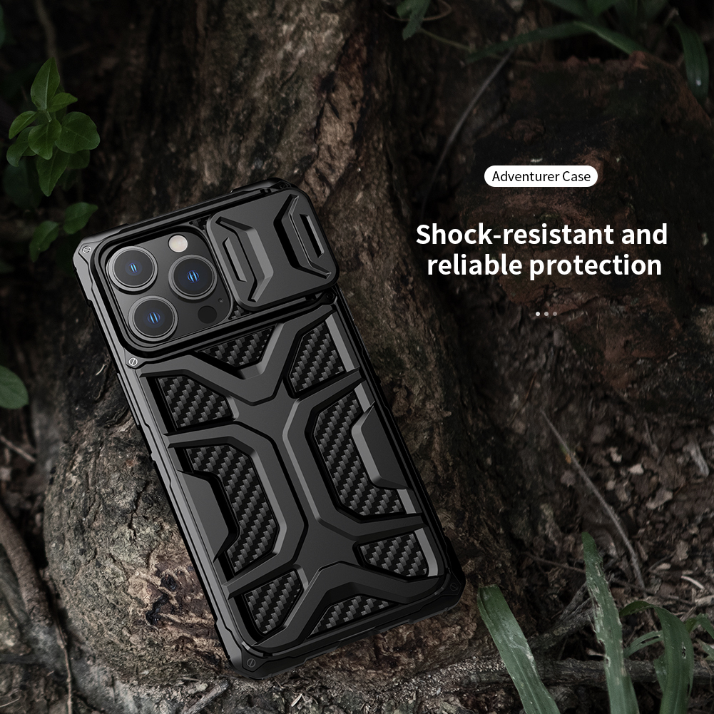 Pokrowiec Nillkin Adventurer czarny Apple iPhone 13 Pro / 8