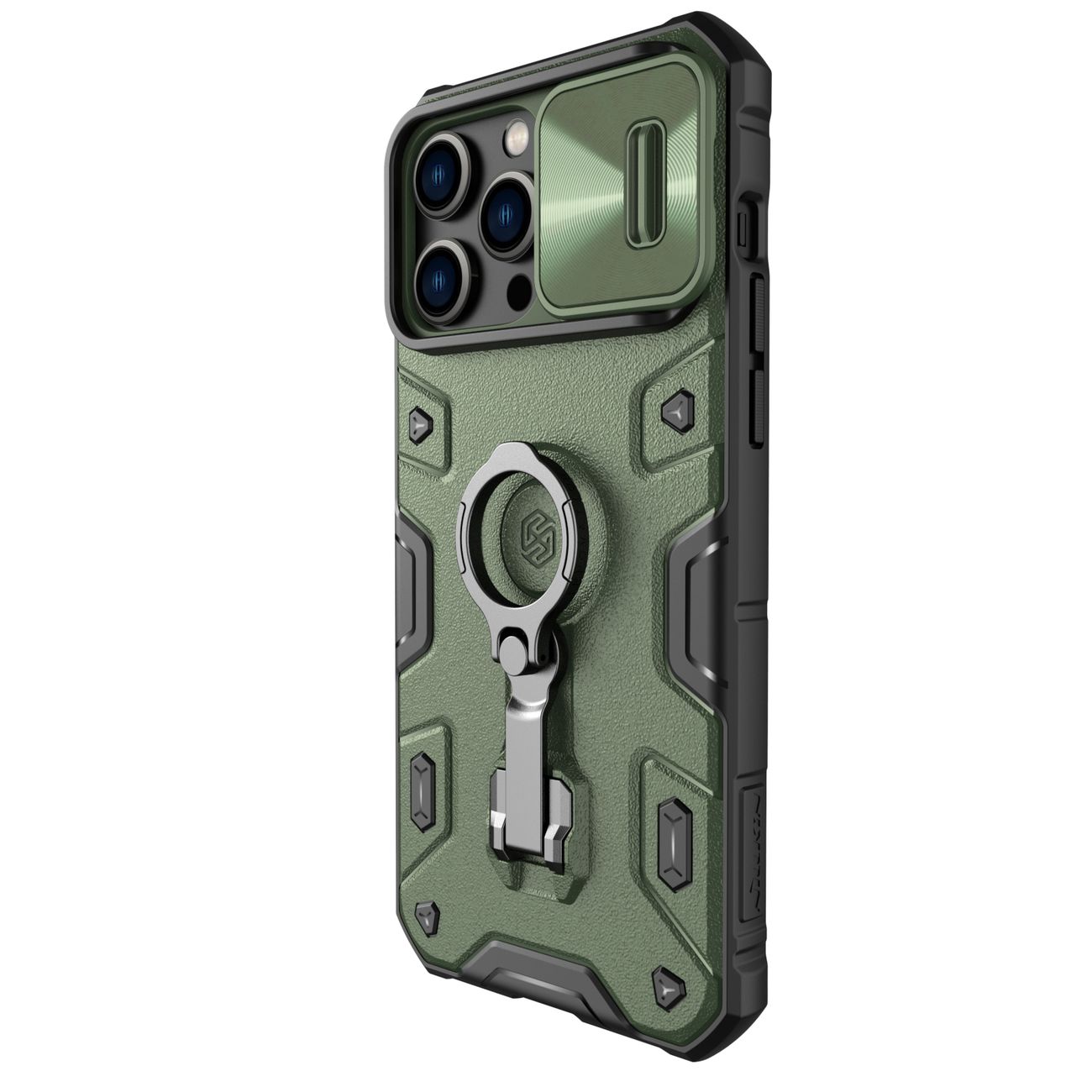Pokrowiec Nillkin CamShield Armor Pro ciemnozielony Apple iPhone 14 Pro Max / 2
