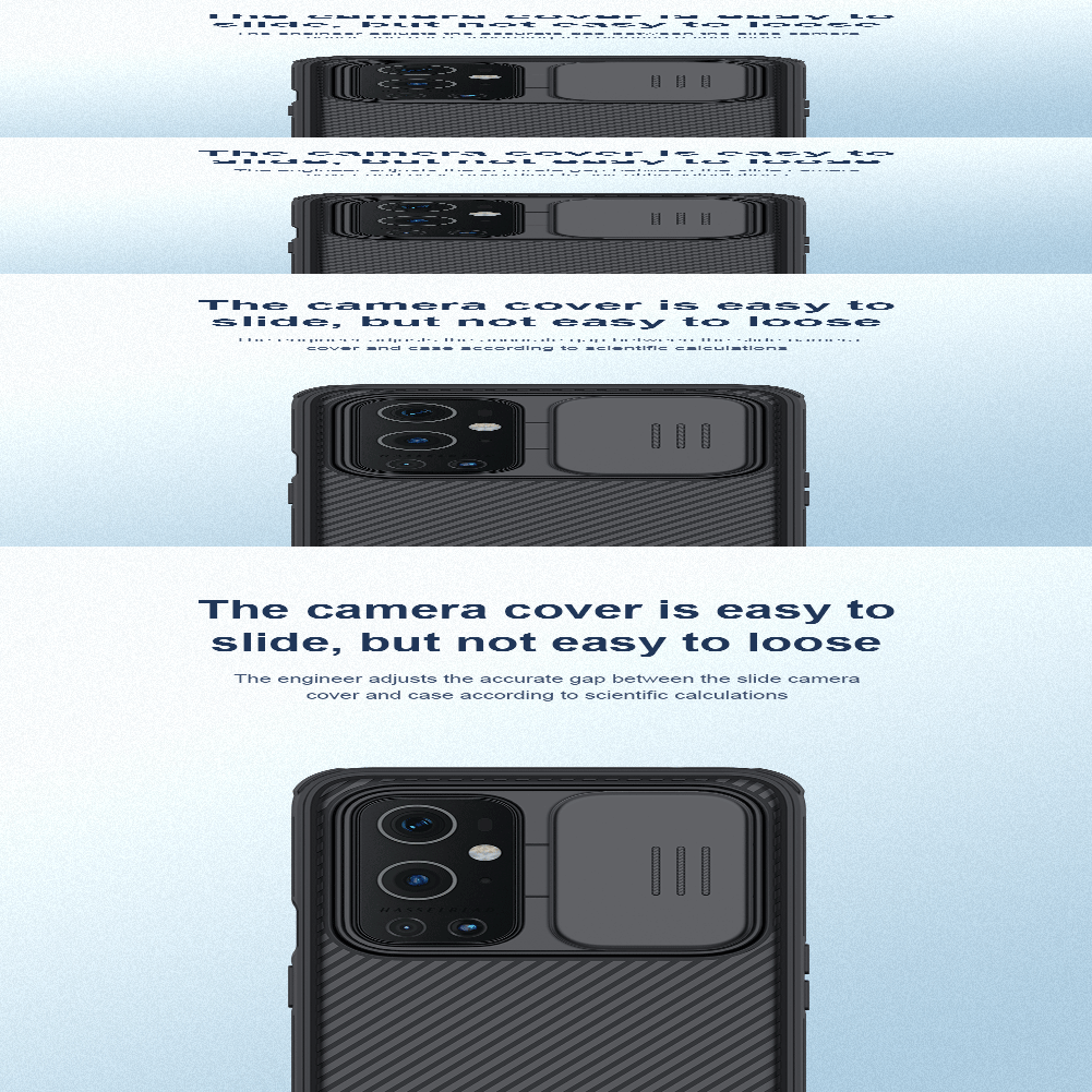 Pokrowiec Nillkin Camshield Pro czarny OnePlus 9 Pro / 12