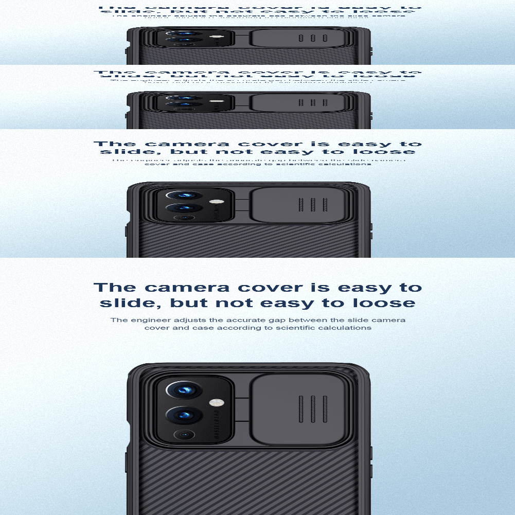 Pokrowiec Nillkin Camshield Pro czarny OnePlus 9 / 12