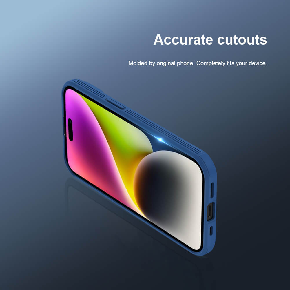 Pokrowiec Nillkin Camshield Pro niebieski Apple iPhone 15 / 8