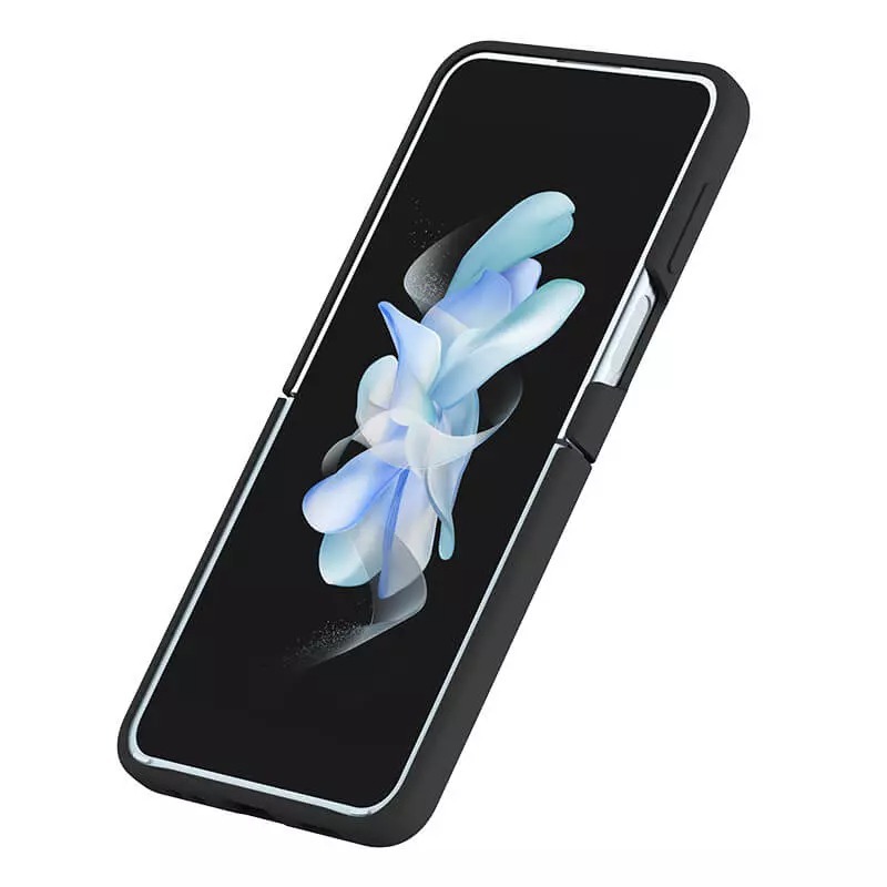 Pokrowiec Nillkin CamShield Silky Silicone czarny Samsung Galaxy Z Flip 4 5G / 3
