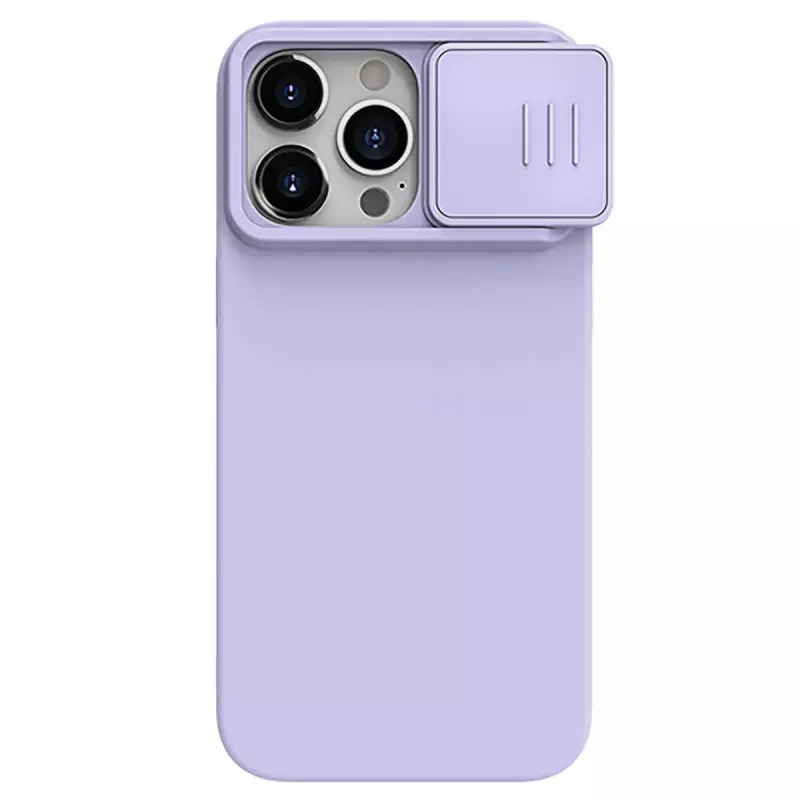 Pokrowiec Nillkin CamShield Silky Silicone fioletowy Apple iPhone 15 Pro