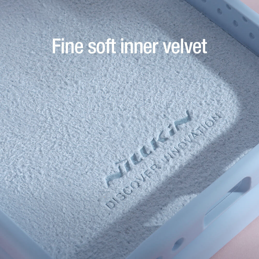 Pokrowiec Nillkin CamShield Silky Silicone fioletowy Samsung Galaxy Z Flip 4 5G / 11