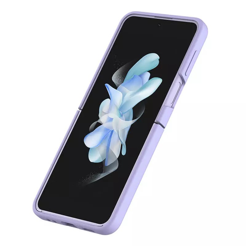 Pokrowiec Nillkin CamShield Silky Silicone fioletowy Samsung Galaxy Z Flip 4 5G / 3
