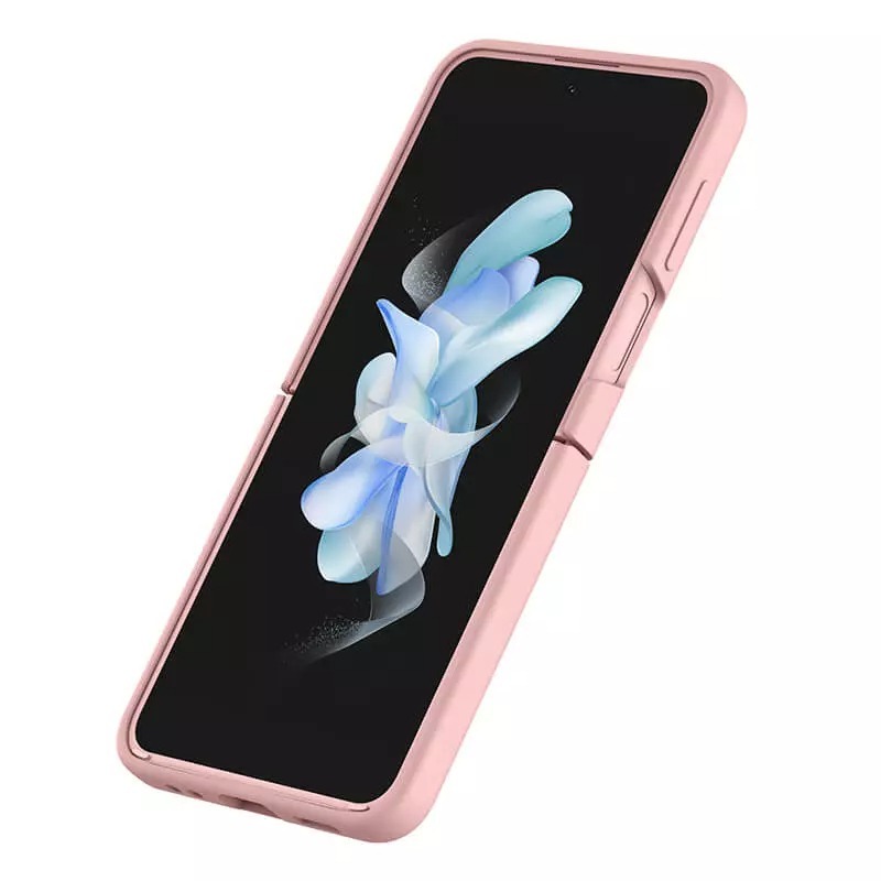 Pokrowiec Nillkin CamShield Silky Silicone jasnorowy Samsung Galaxy Z Flip 4 5G / 3