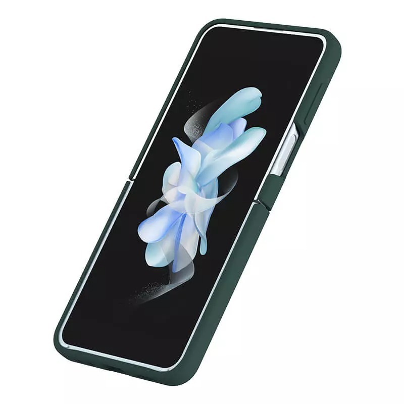 Pokrowiec Nillkin CamShield Silky Silicone zielony Samsung Galaxy Z Flip 4 5G / 3