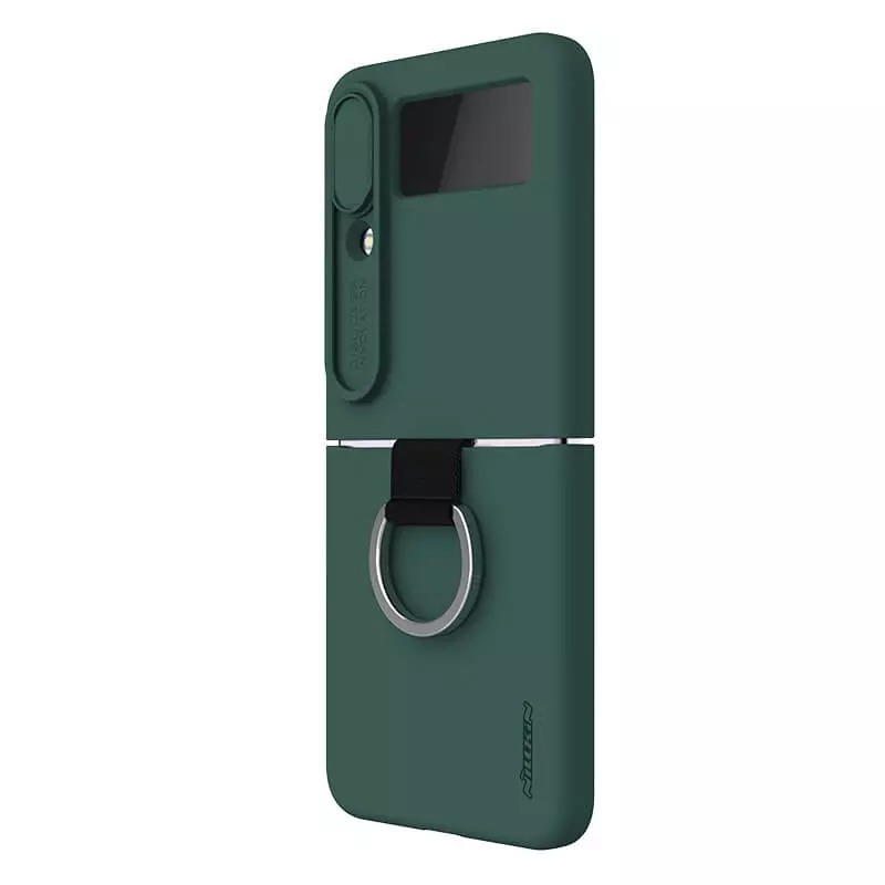 Pokrowiec Nillkin CamShield Silky Silicone zielony Samsung Galaxy Z Flip 4 5G / 4