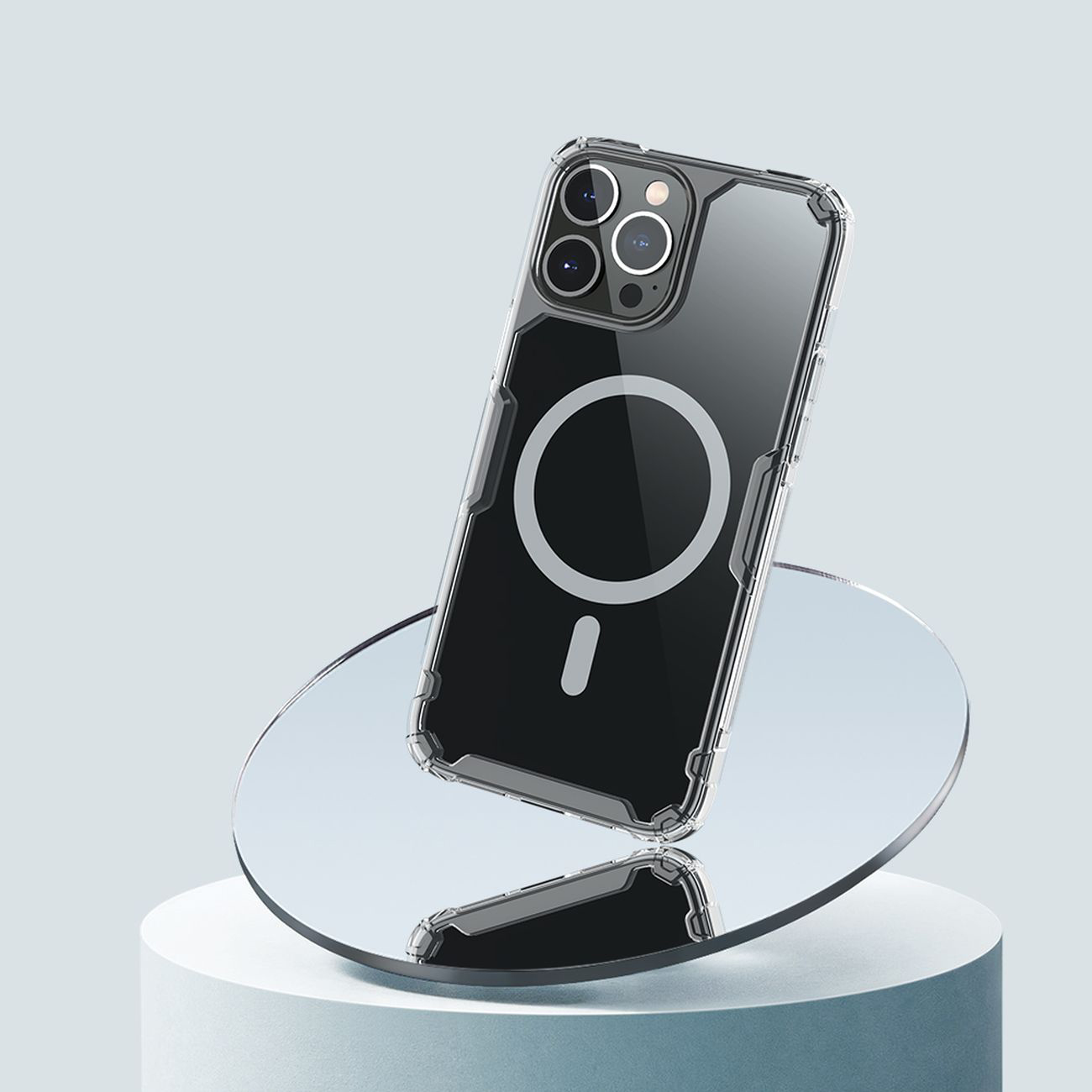 Pokrowiec Nillkin Nature Pro Magnetic Case MagSafe niebieski Apple iPhone 14 Pro / 9 Pokrowiec Nillkin Nature Pro Magnetic Case MagSafe niebieski Apple iPhone 14 Pro / 9