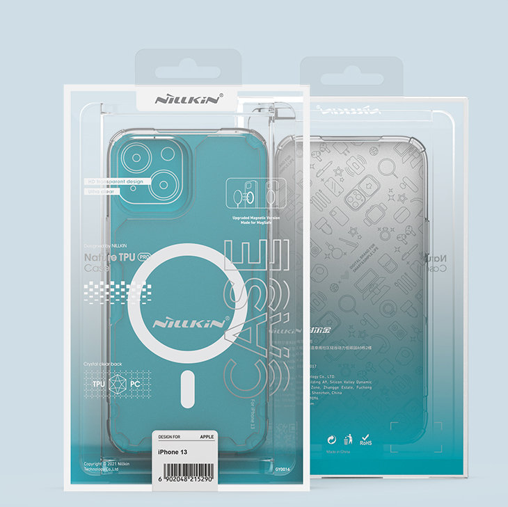 Pokrowiec Nillkin Nature Pro Magnetic Case MagSafe przeźroczysty Apple iPhone 13 / 5 Pokrowiec Nillkin Nature Pro Magnetic Case MagSafe przeźroczysty Apple iPhone 13 / 5