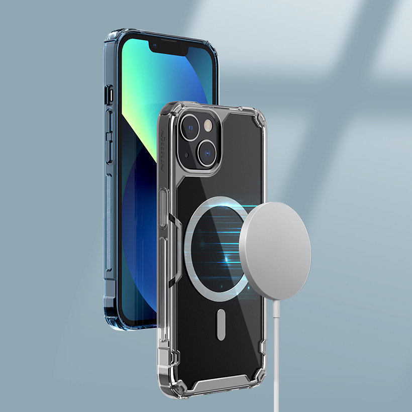 Pokrowiec Nillkin Nature Pro Magnetic Case MagSafe przeźroczysty Apple iPhone 13 / 7 Pokrowiec Nillkin Nature Pro Magnetic Case MagSafe przeźroczysty Apple iPhone 13 / 7