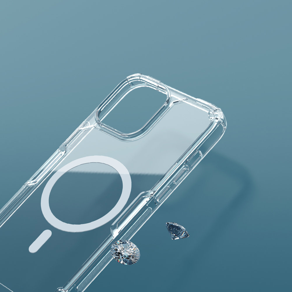 Pokrowiec Nillkin Nature Pro Magnetic Case MagSafe prze�roczysty Apple iPhone 13 Pro / 8