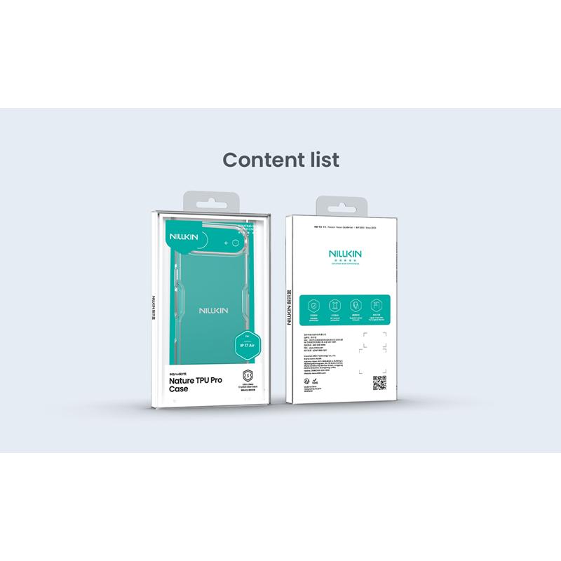 Pokrowiec Nillkin Nature prze�roczysty Apple iPhone 17 Air / 5