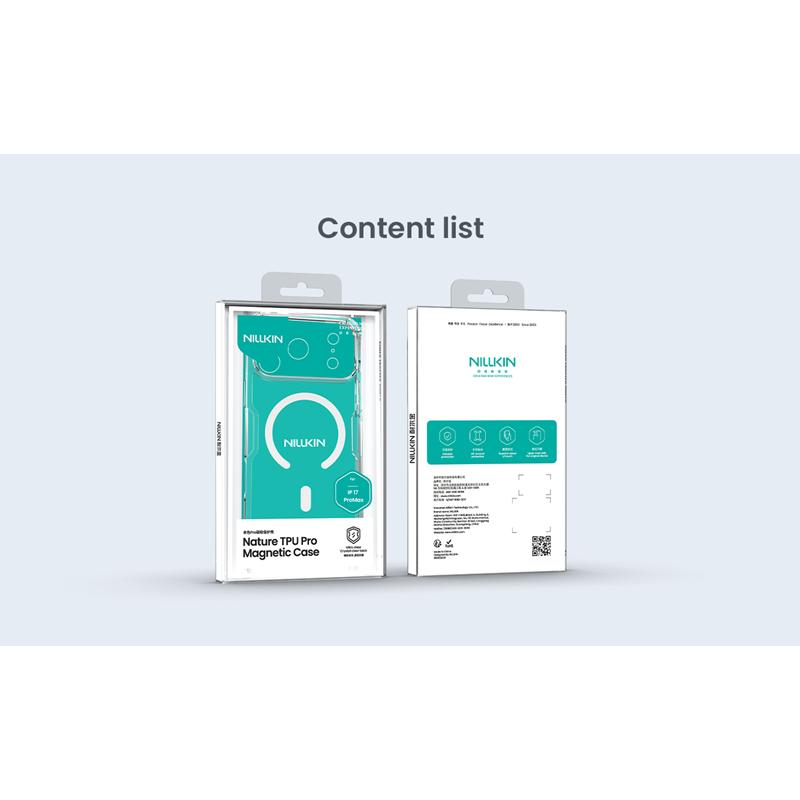 Pokrowiec Nillkin Nature prze�roczysty Apple iPhone 17 Pro Max / 5