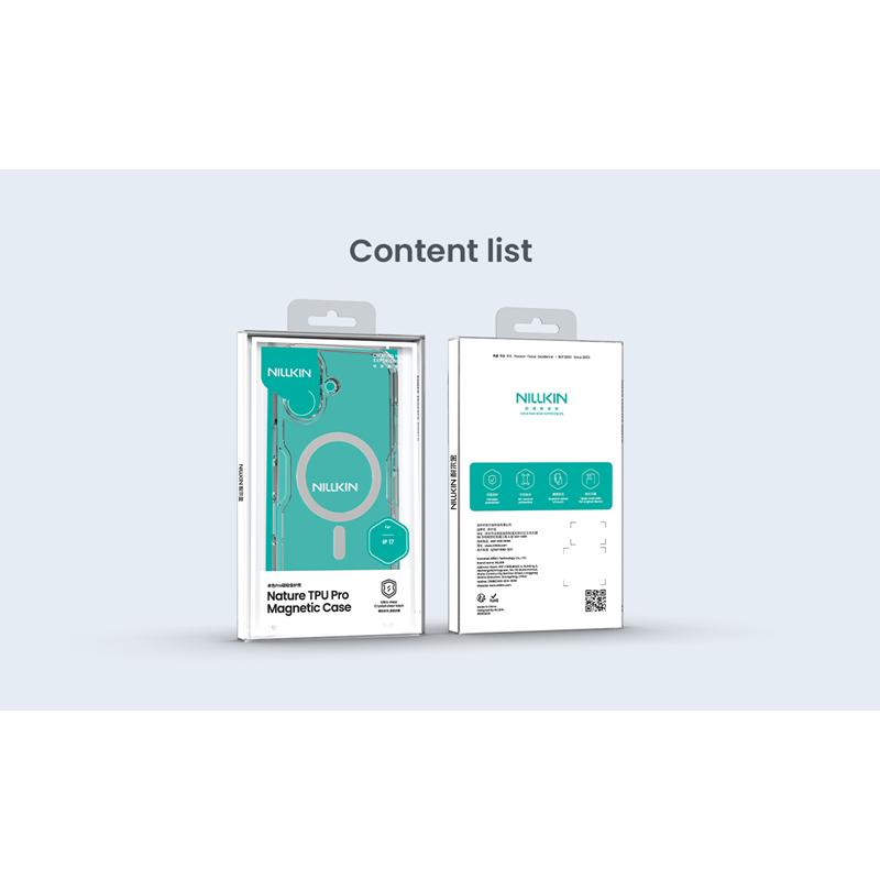 Pokrowiec Nillkin Nature prze�roczysty Apple iPhone 17 / 5