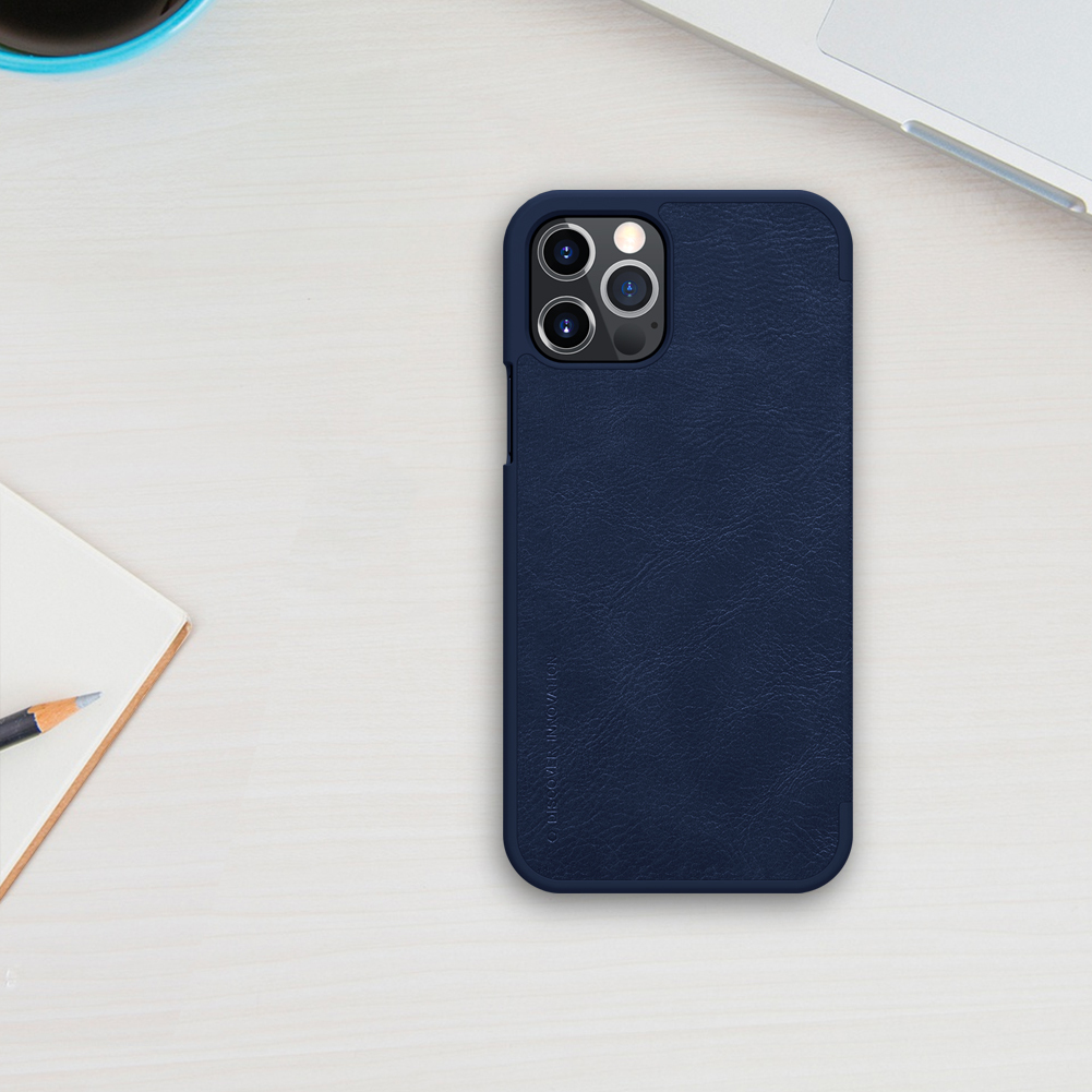 Pokrowiec Nillkin Qin skórzany Apple iPhone 12 / 3 Pokrowiec Nillkin Qin skórzany Apple iPhone 12 / 3