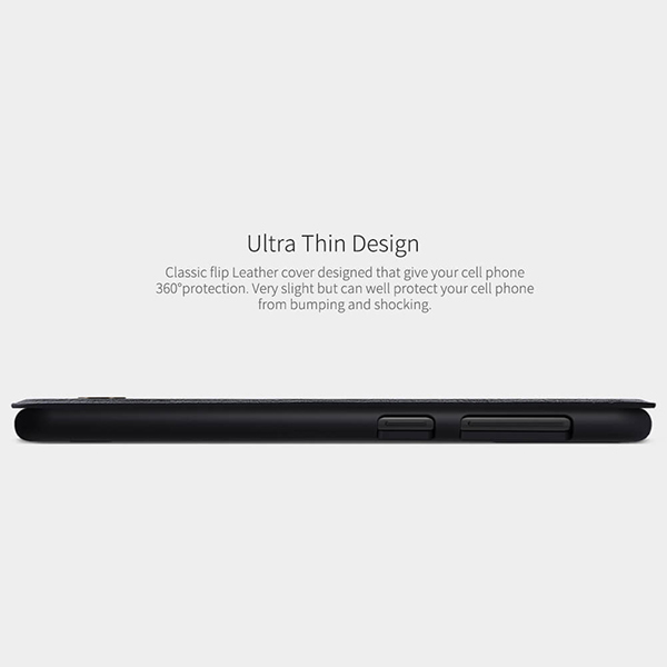 Pokrowiec Nillkin Qin sk�rzany br�zowy Samsung Galaxy M20 / 9