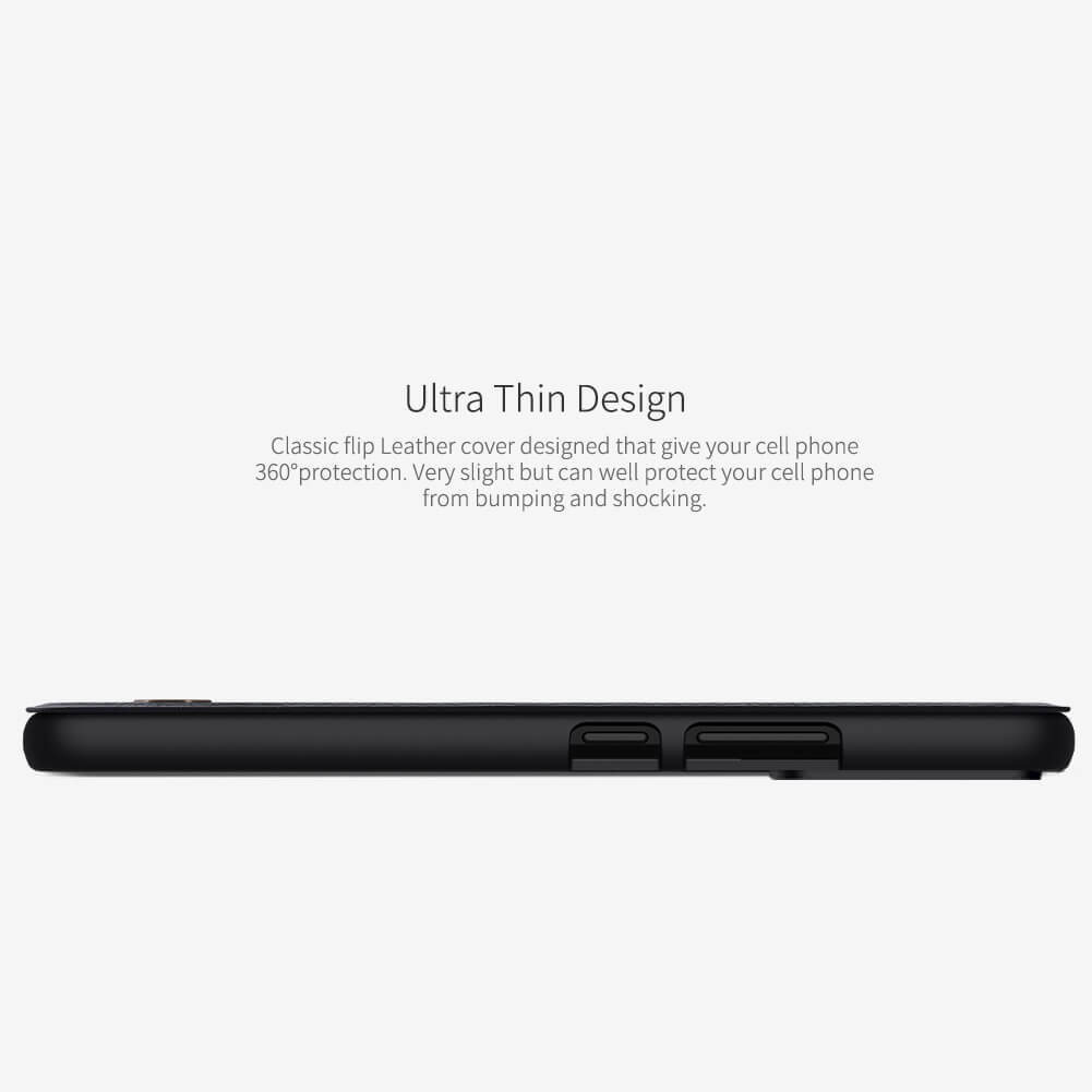 Pokrowiec Nillkin Qin sk�rzany czarny Samsung Galaxy A34 5G / 8