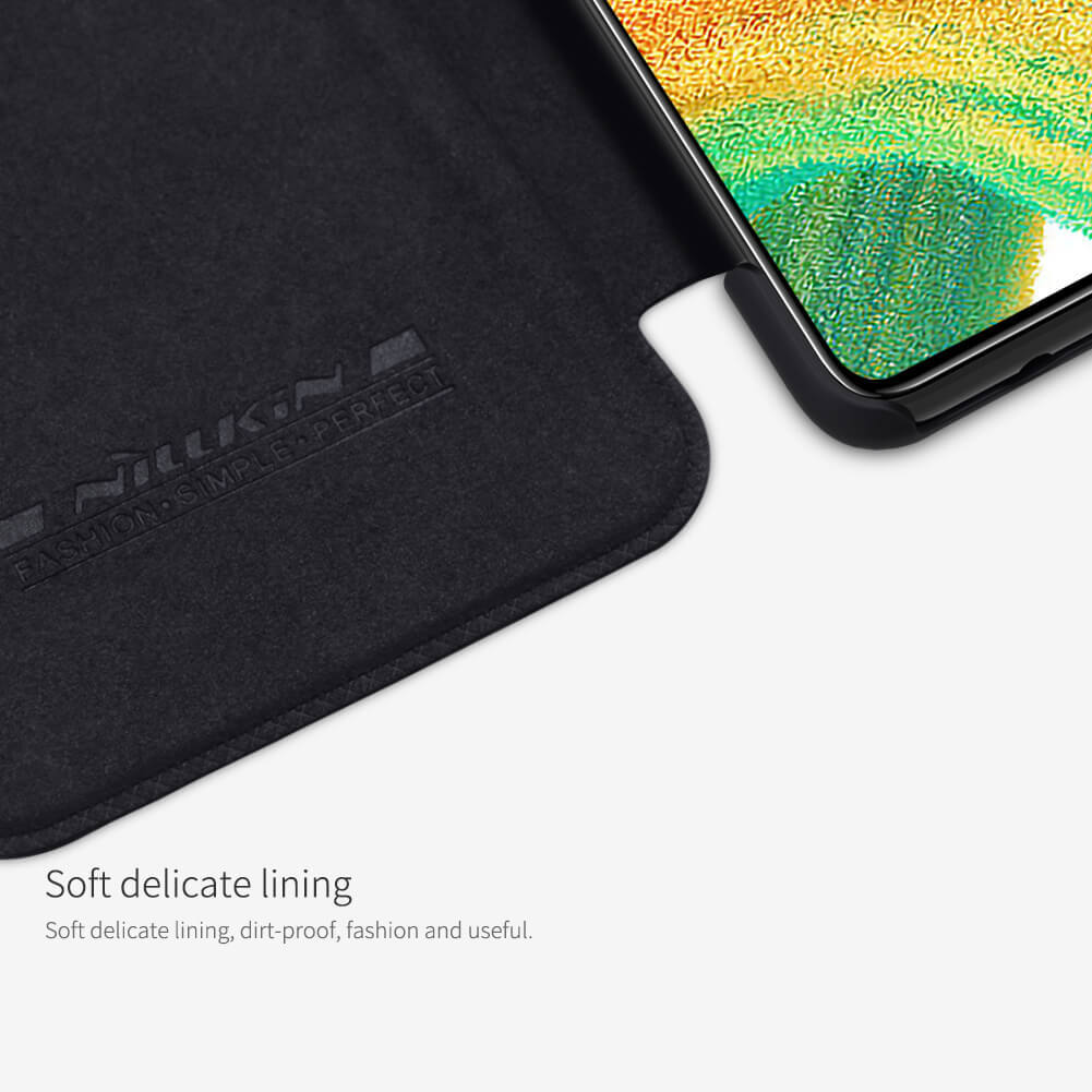 Pokrowiec Nillkin Qin sk�rzany czarny Samsung Galaxy A34 5G / 9