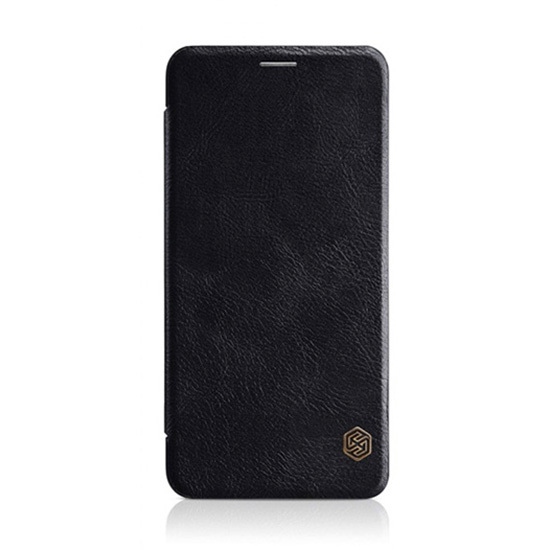 Pokrowiec Nillkin Qin sk�rzany czarny Samsung Galaxy A7