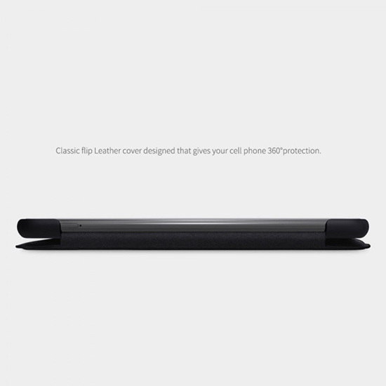 Pokrowiec Nillkin Qin sk�rzany czarny Samsung Galaxy A7 / 4