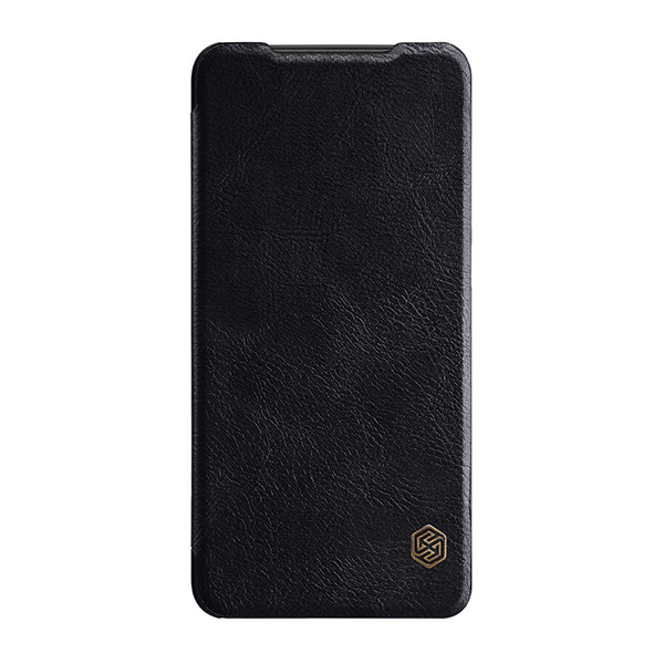 Pokrowiec Nillkin Qin skrzany czarny Xiaomi Redmi Note 10