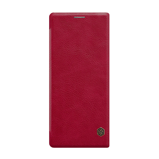 Pokrowiec Nillkin Qin skrzany czerwony Sony Xperia 10 Plus