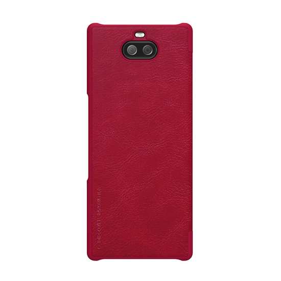 Pokrowiec Nillkin Qin sk�rzany czerwony Sony Xperia 10 Plus / 2
