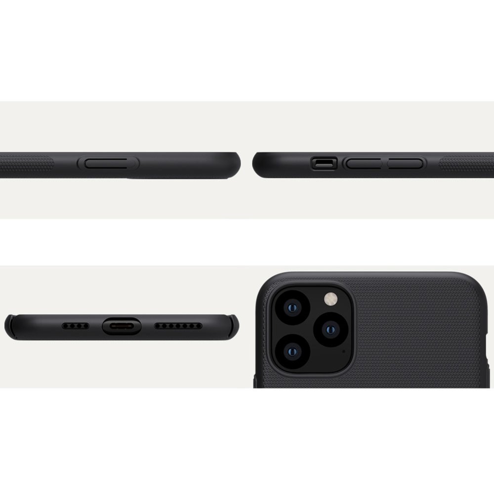 Pokrowiec Nillkin Super Frosted Shield czarny Apple iPhone 11 Pro / 11 Pokrowiec Nillkin Super Frosted Shield czarny Apple iPhone 11 Pro / 11